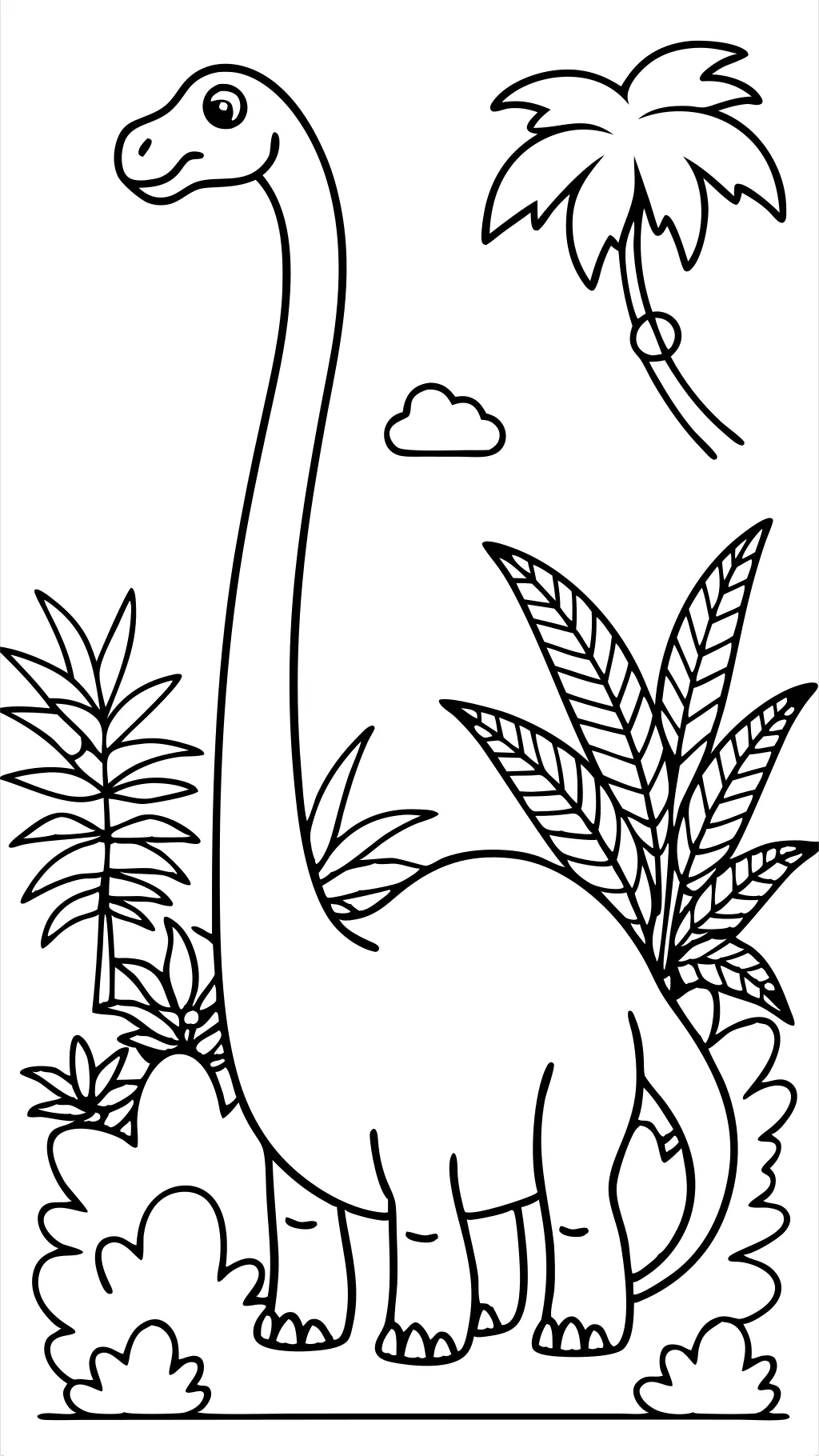 coloriages brachiosaurus